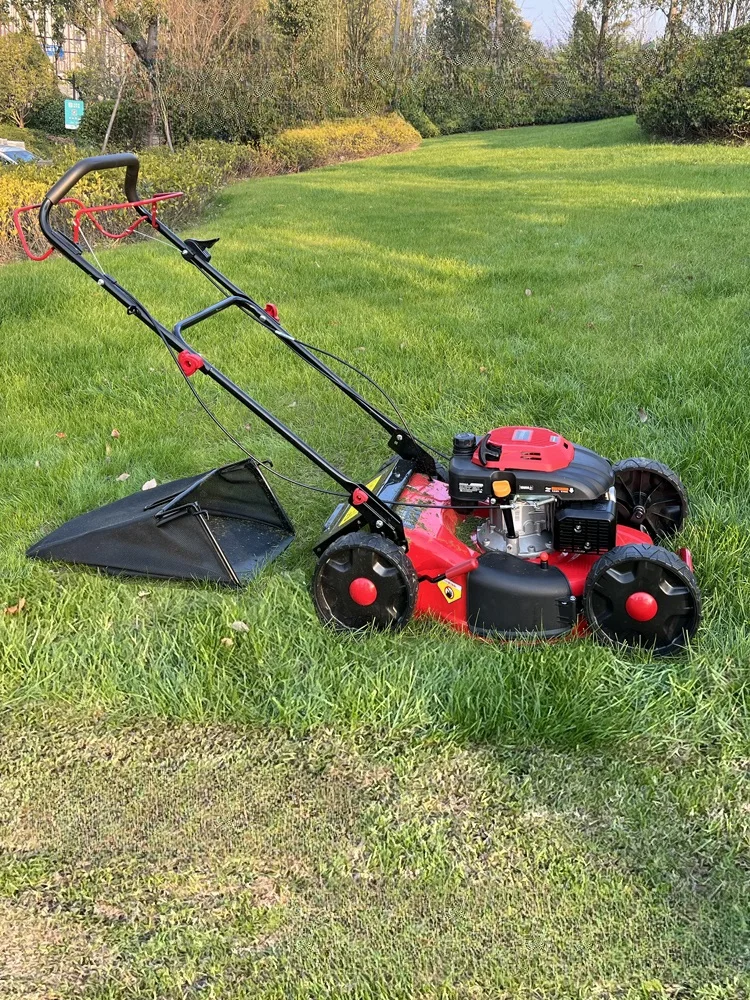 3.8kw-4.2kw Zongshen Power Four stroke Gasoline Engine Lawn Trimmer Hand Pushing Self moving Mower Weeding machine