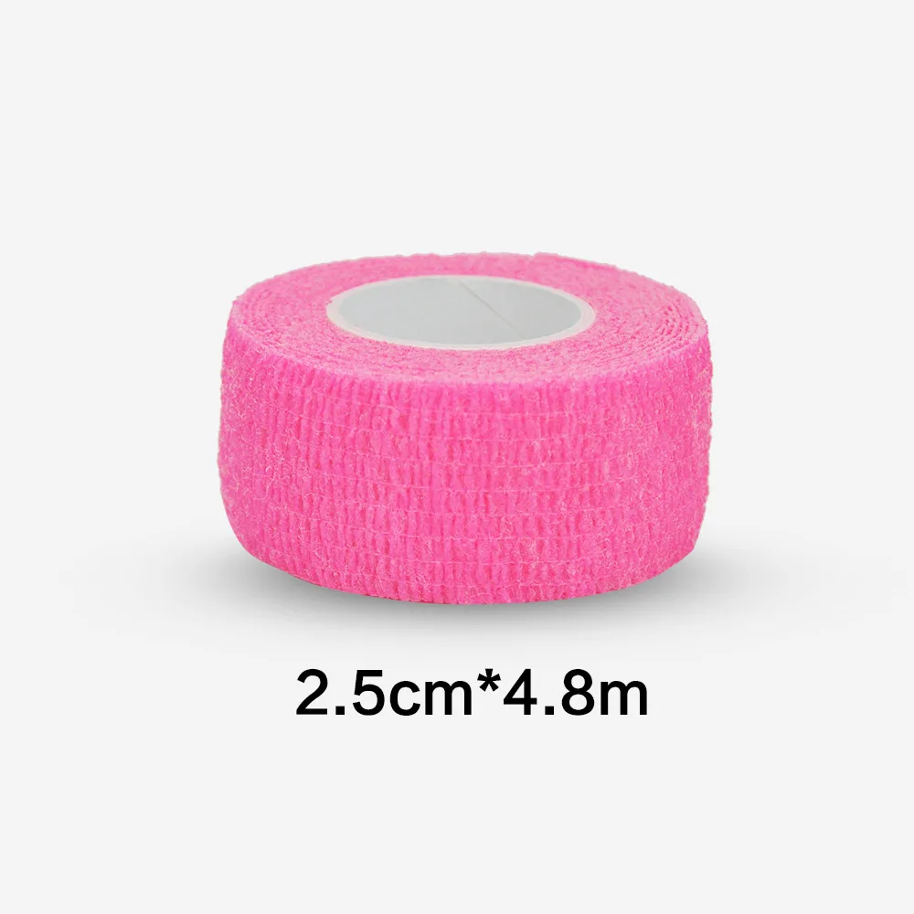 light pink Waterproof Medical Therapy Self Adhesive Bandage Muscle Tape Finger Joints Wrap First Aid Kit Pet Elastic