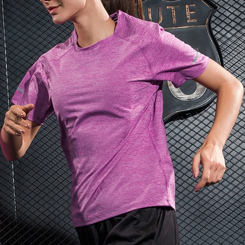 2019 koszulki do biegania kobiety tenis koszykówka Badminton Tee piłka nożna Sport Jogging szybkie suche joga trening siłownia Sport topy