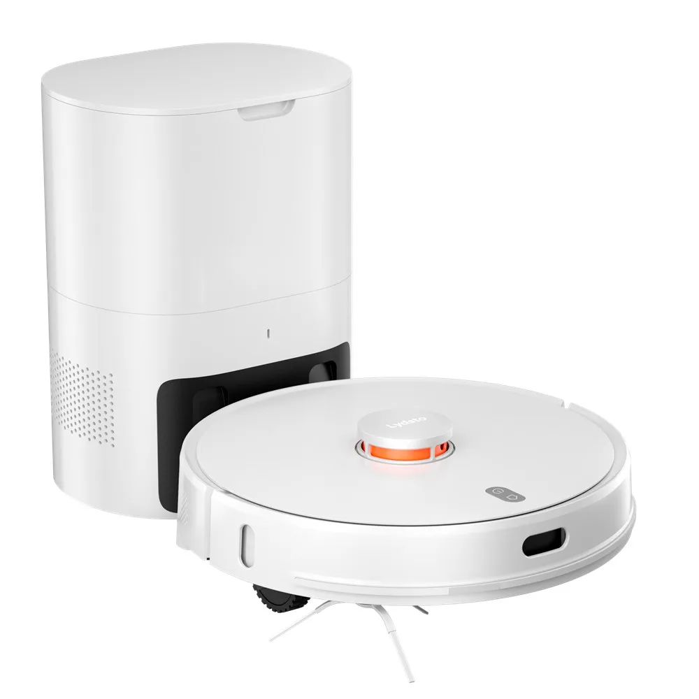 Lysie-Aspirateur robot R1 avec station de poussière automatique, nettoyeur de sol, vadrouille à vapeur, contrôle du plan de balayage, intelligent LDS, illeur d'obstacles