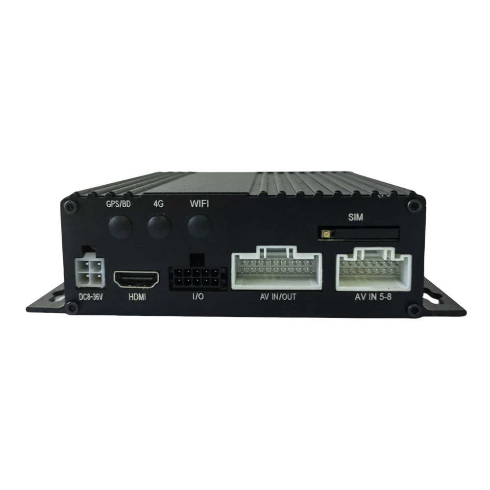 Truck 8 Channel Double SD Card Mobile Dvr With 4G GPS WIFI Function Optional