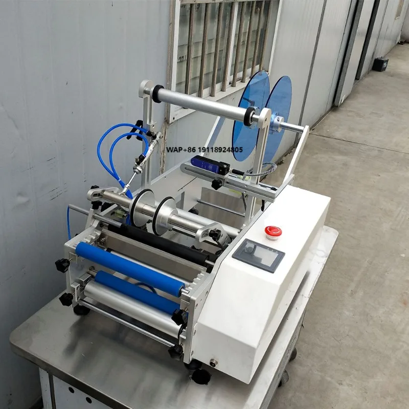 

Полуавтоматическая этикетировочная машина для круглых бутылок