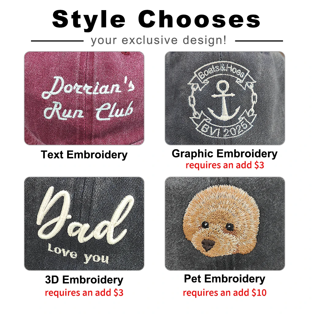 Персонализированная бейсбольная кепка в винтажном стиле — вышивка и дизайн с буквами на заказ (оптовый вариант), минимальное количество заказа