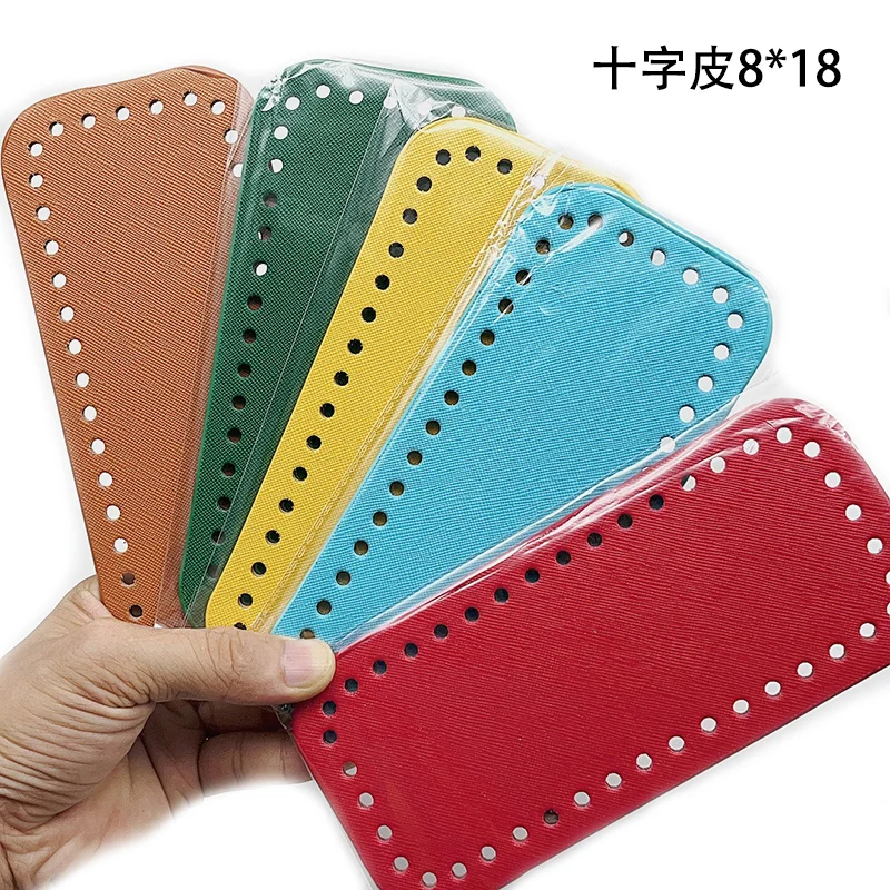 Almohadilla de cojín para bolso moldeador de fondo, bolso de hombro, bolso de ganchillo, accesorios de monedero DIY, fondo ovalado para tejer, 18x8cm