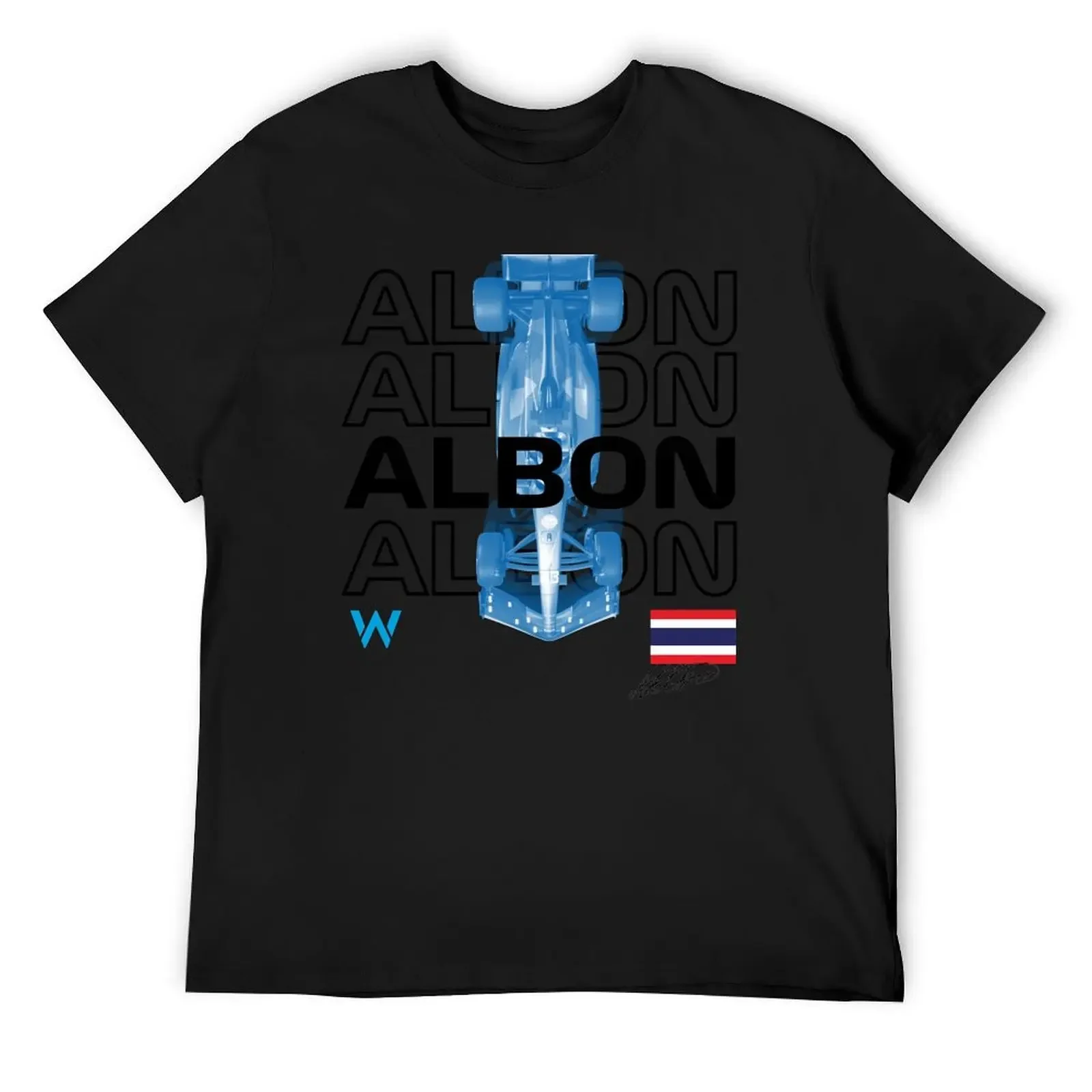 

Alex Albon Williams F1 Driver livery T-Shirt graphic t shirt vintage oversizeds sublime mens t shirts pack