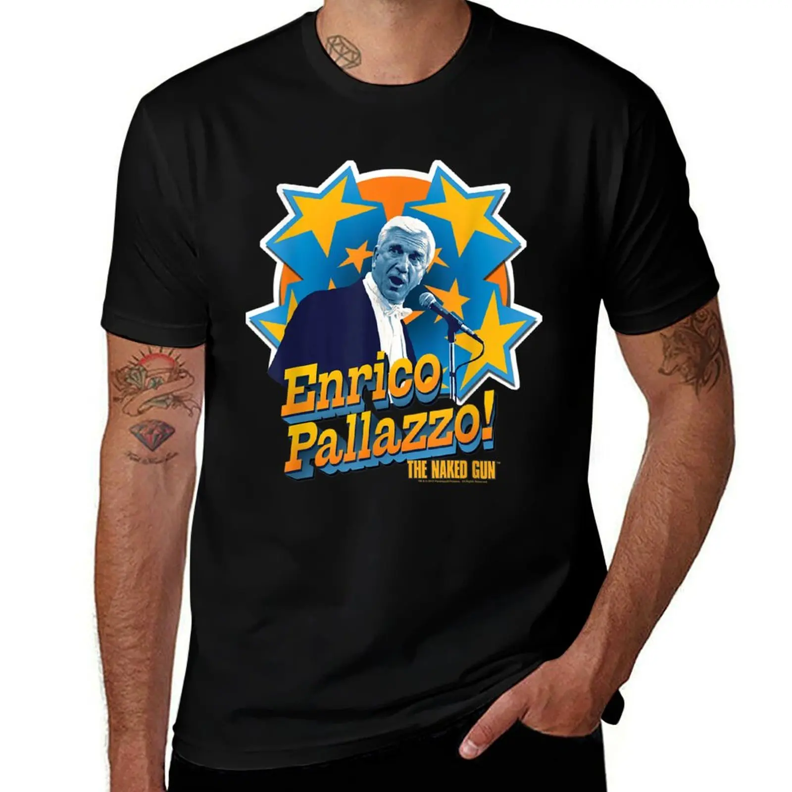 

Naked Gun T-Shirt man t shirt plus size clothes cotton graphic tees quick-drying men t shirts