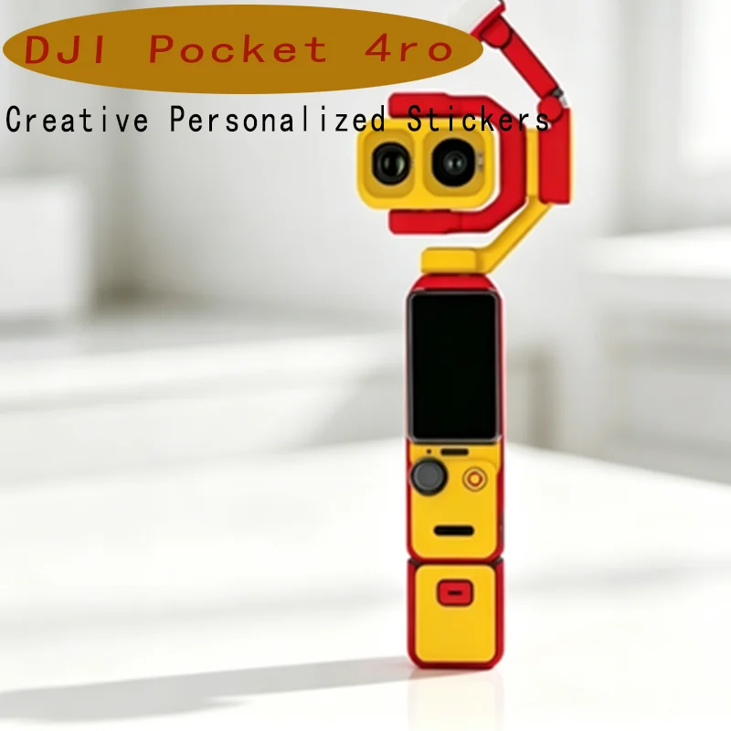 For DJI POCKET 4Pro Standard Edition Stickers Waterproof And Scratch-resistant Personalized And Creative Camera Protection Film