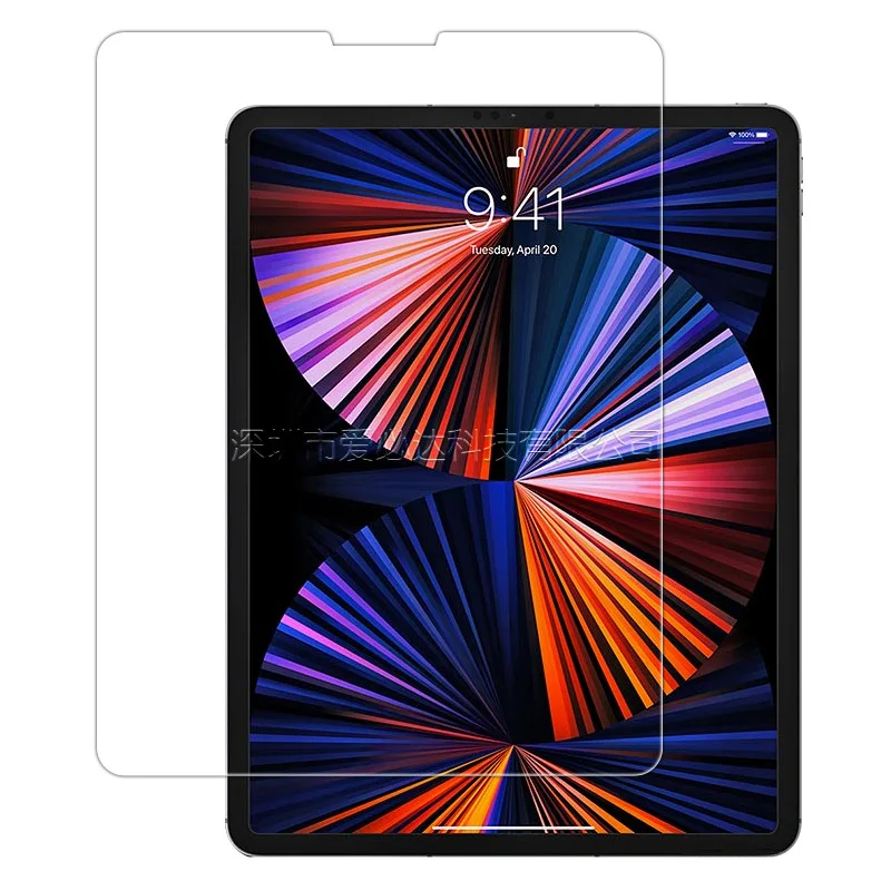 9h filme de vidro temperado para ipad pro 12.9 polegada 2021 tablet tela capa de filme de vidro protetor
