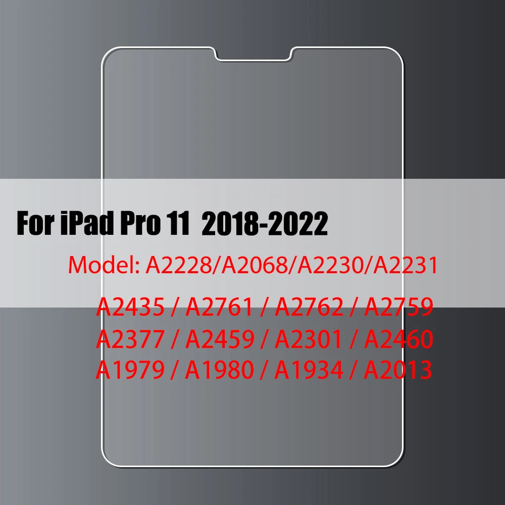 Gehard glazen schermbeschermer voor iPad 10.2 9.7 10. 5 10.9 Pro 11 Nieuw iPad 10 9 8 7 6 5 Air 4 3 2 Mini 2020 2021 2022