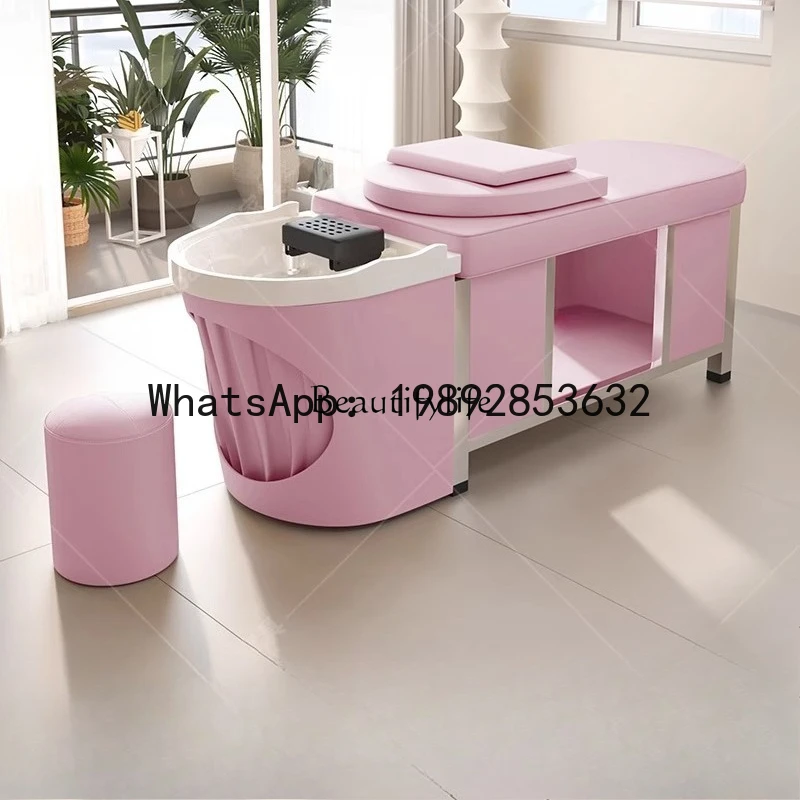 BB 09Thai hair treatment shampoo barber shop hair salon special reclining beauty salon massage bed