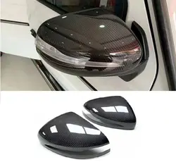 메르세데스 벤츠 G GLE GLS 클래스 W464 G63 2019-2024 W167 X167 쿠페 C292 용 백미러 커버, 탄소 섬유 백미러 캡 쉘