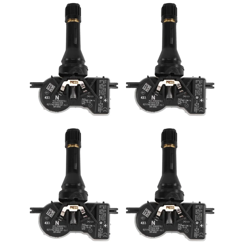

NEW-4Pcs TPMS Tire Pressure Monitor Fit For Nissan Renault Infiniti 407004CB0B