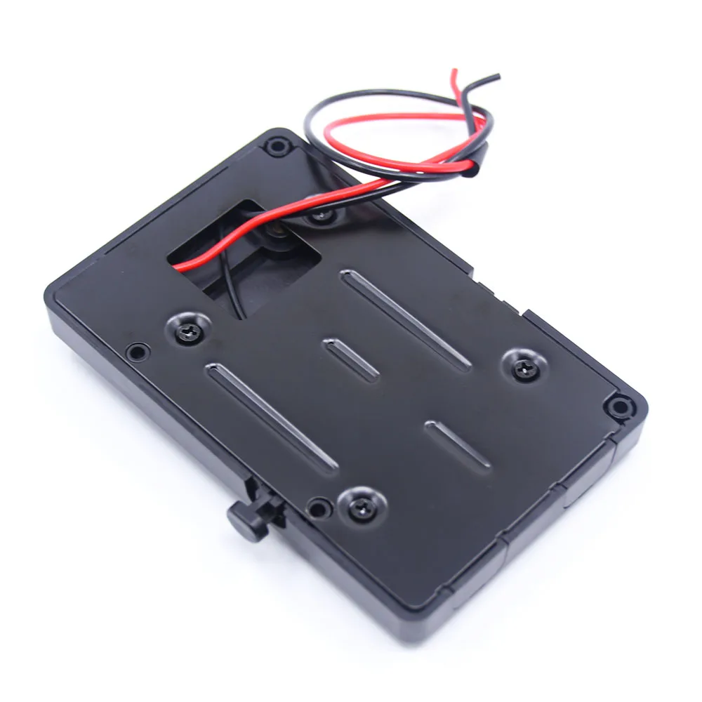 Mini V-Lock V-Mount Battery Plate Adapter D-Tap DIY Output for Sony V Mount Battery DSLR Cameras