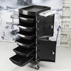 Aesthetic Reception Furniture Hairdressing Carts Manicure Auxiliary Cart Rotating Trolley Muebles Belleza Service Aluminum