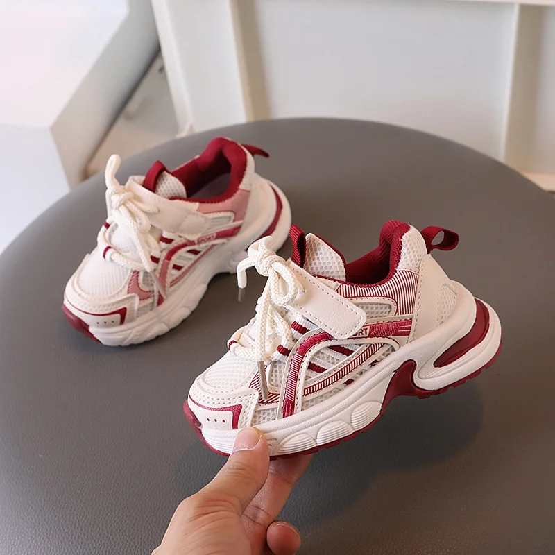 Picture 4: Kids Sneakers for Girls School Causal Sports Shoes for Boy Spring Autumn Versatile Children Tennis Shoes Mesh Breathable
