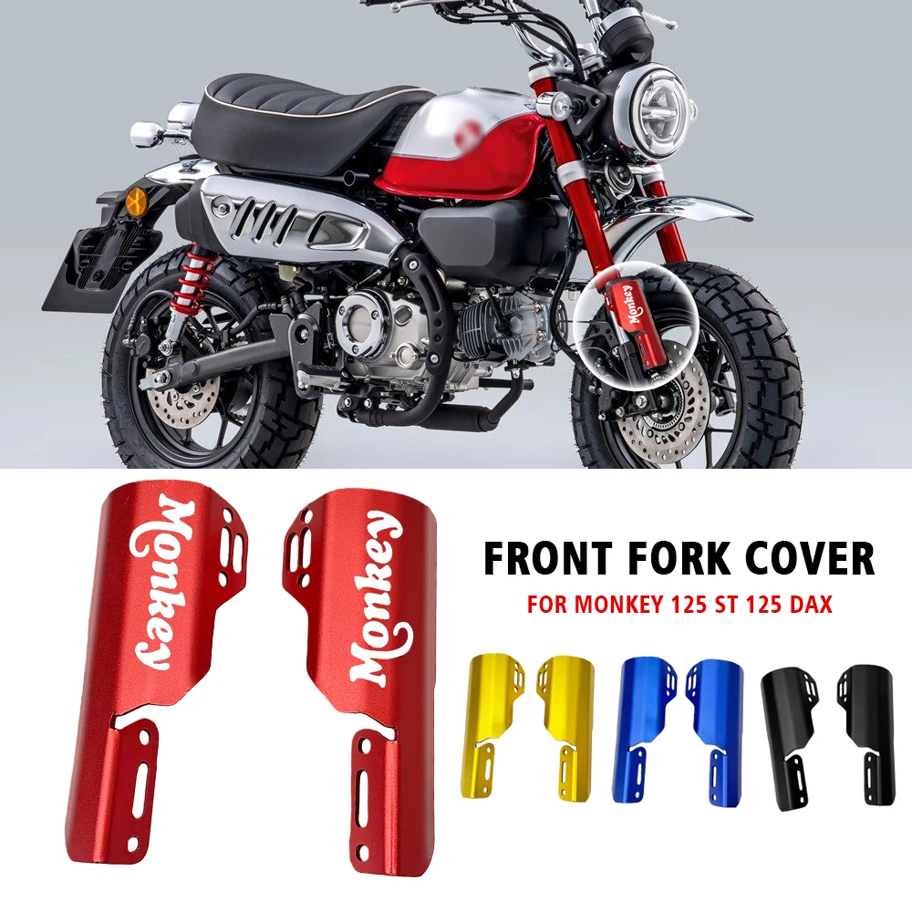 MONKEY LOGO FOR HONDA MONKEY 125 DAX125 MONKEY125 ST125 DAX 2018-2023 2020 2021 2022 Front Fork Shock Guard Protect Cover