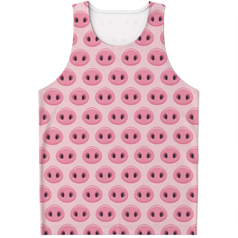 Kawaii Graphic 3D Printed Tank Tops Candy Print Tops Tees Sleeveless Vest Men Women Harajuku Streetwear GYM T-shirt Clothing 6XL