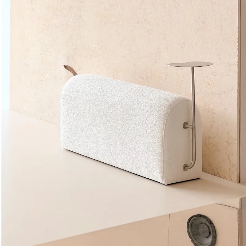 مقعد تغيير الأحذية مع صينية، مسند قماشي أنيق للمدخل، وطاولة جانبية للأريكة، وأثاث كرسي مريح لمسند القدمين