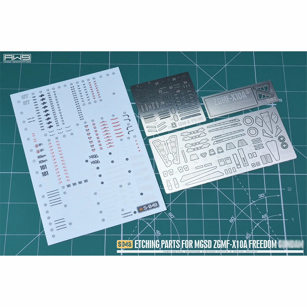 MADWORKS Metal Etching Parts For MGSD Freedom Detail-up Set Upgrade Tools For Adults Model Enthusiast Hobby Collection Gifts