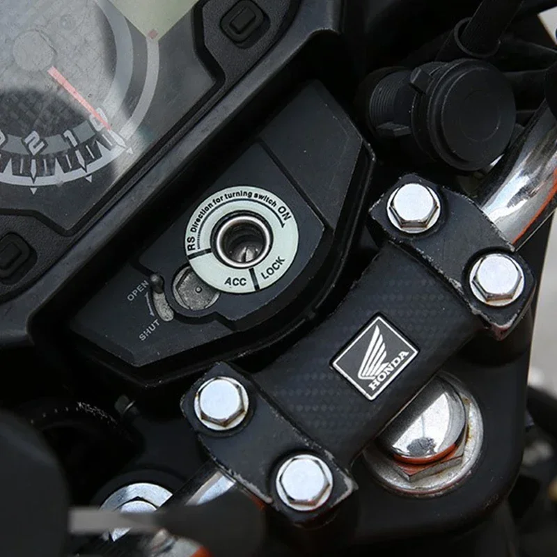 Noite luminosa carro chaveiro de ignição adesivos universal botão partida da motocicleta decalques 3d proteger decoração círculo fluorescente