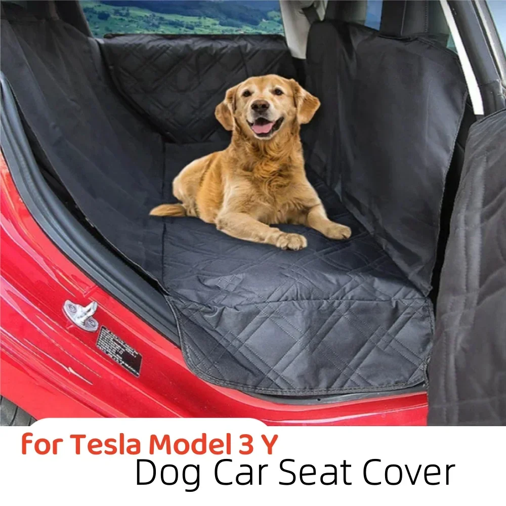 

Pet Car Seat Cover for Car Rear Back Seat Waterproof Pet Dog Travel Mat Pet Cat Dog Carrier Dog Car Hammock for Tesla Model 3 Y