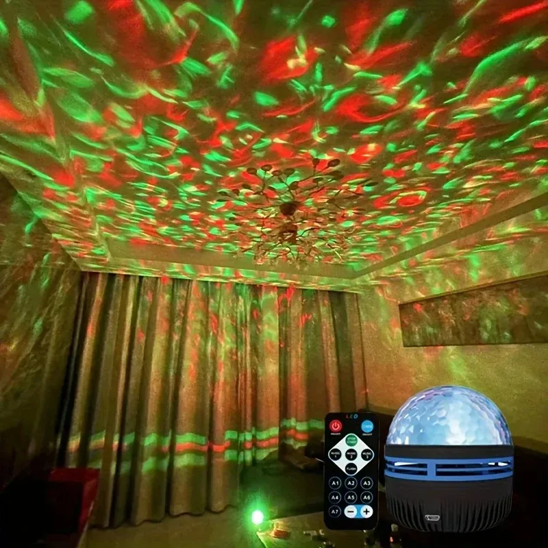 Northern Lights Starry Sky Projector LED Night Light with Remote Control USB A Variety of Styles for Home Bedroom Party Decor