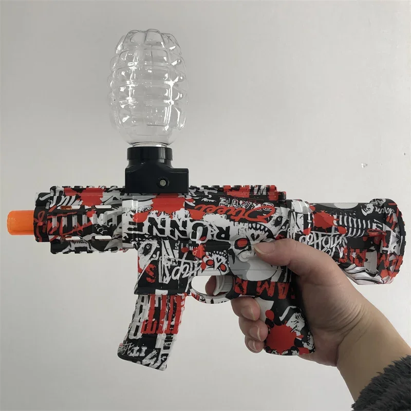 M416 Electric Automate High-speed Gel Ball Toy Gun Burst Orange Plug Magazine For Outdoor Interactive Parent-child boy Games