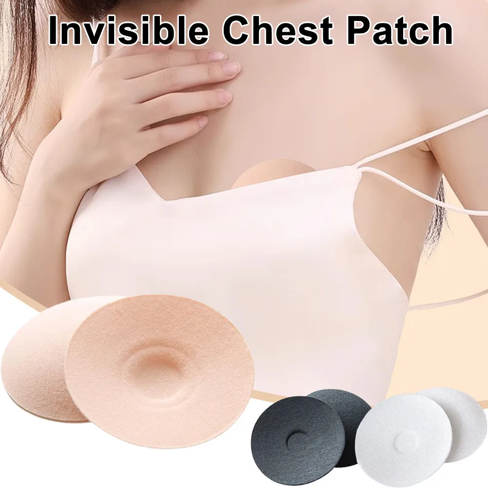 Reusable Breast Pasties Stickers Cotton Nipple Stickers Intimates Accessories Breathable Chest Patch 1pair Non-sticky Chest Pad