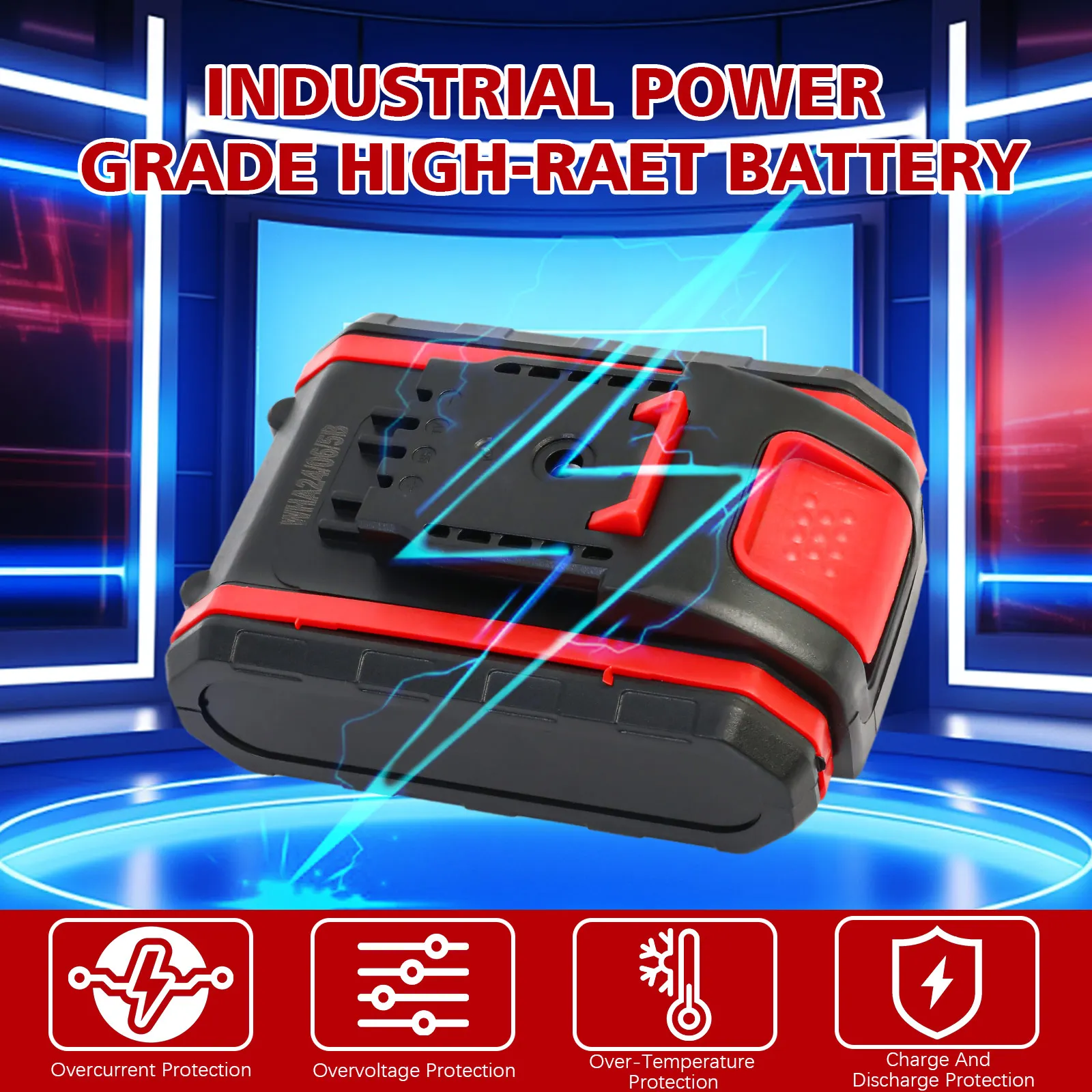 무선 드릴 임팩트 드라이버 21V(배터리 2개 포함) 리튬 이온 및 드릴링 나사 조임/느슨하게 하는 전동 공구용 충전기