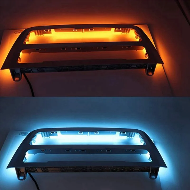 

Car LED Dashboard Center Console A/C Radio Panel Light Dual Color Atmosphere Lamp For BMW F30 F31 F34 F32 F36 E80 F82-A93R