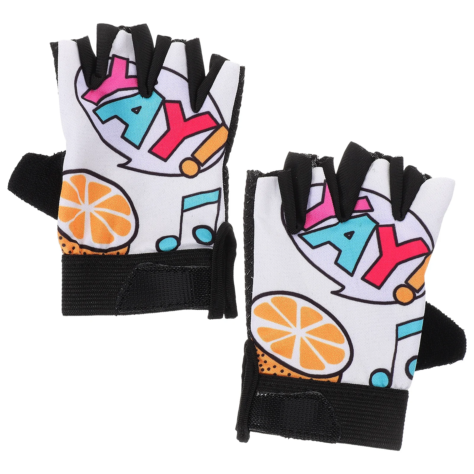 1 زوج نصف اصبع قفازات ركوب الدراجات في الهواء الطلق امتصاص الصدمات تنفس قفازات ركوب الخيل المضادة للانزلاق إكسسوارات رياضية ل