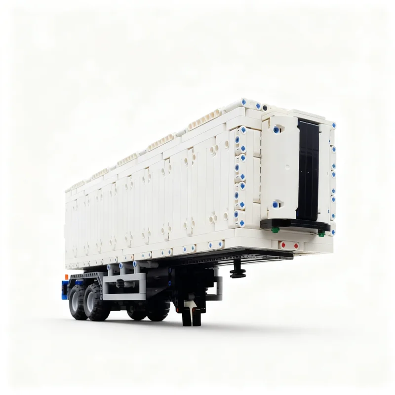 2457pcs MOC Technical Iveco Stralis Hy Way Cool Trailer Model Building Blocks Toy Christmas Gift Architecture Art Collection