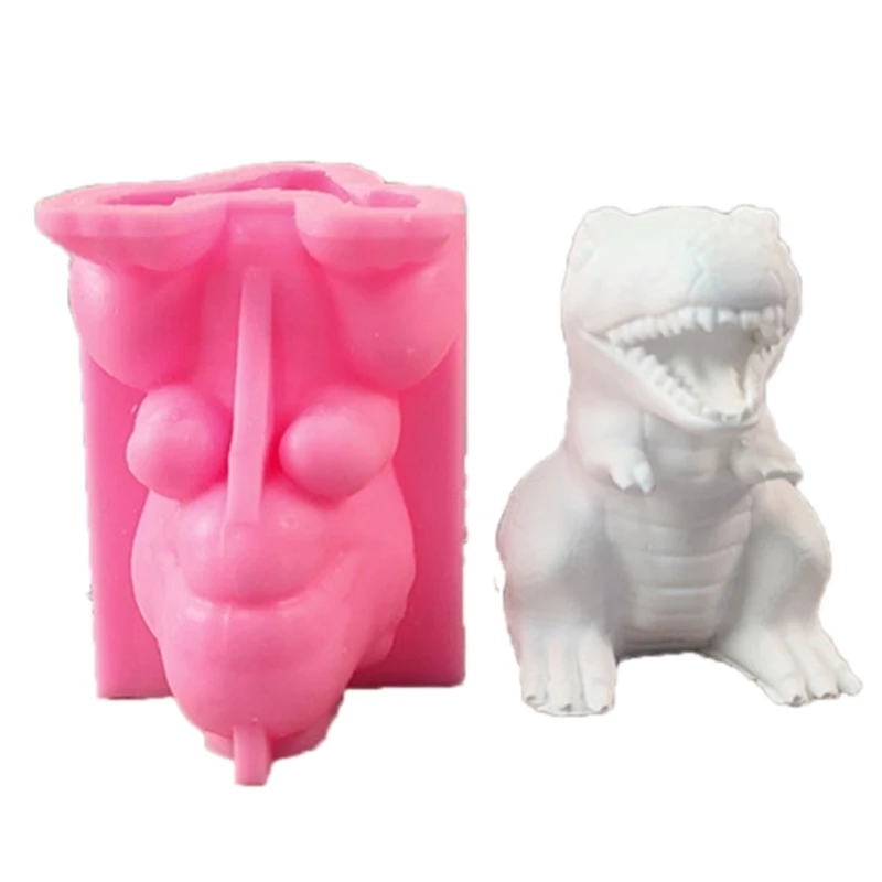 

N0HB Dinosaur Molds Animal Silicones Molds for Crafting Gypsum Decorations Epoxy Resin Casting Craft Project