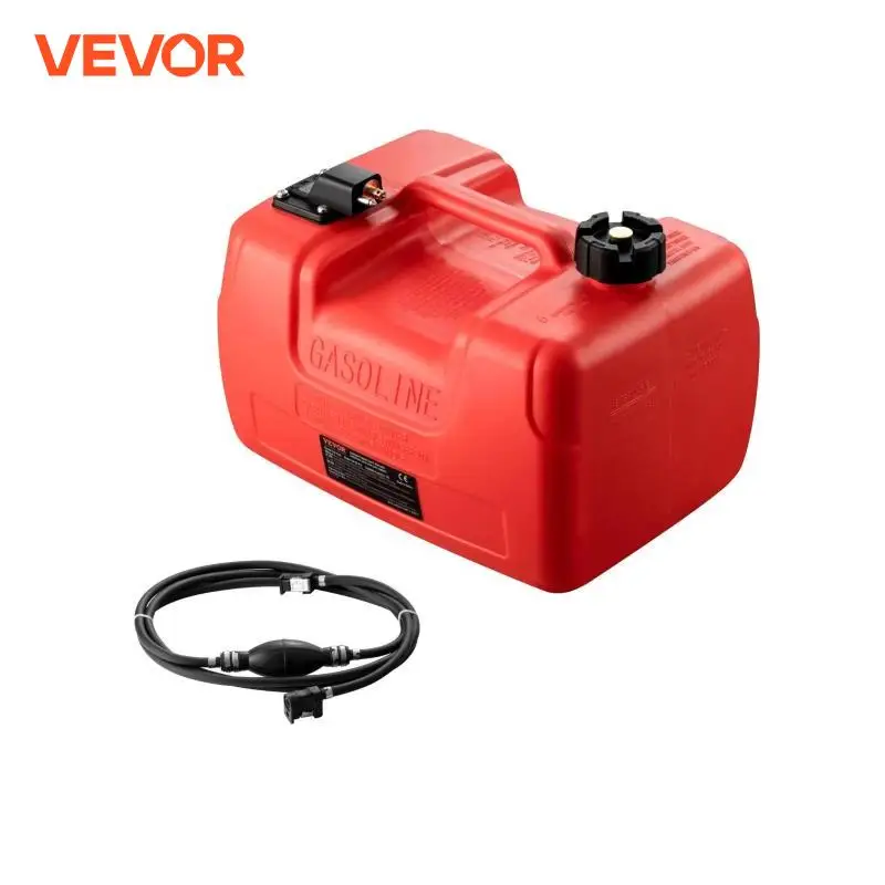 VEVOR 연료 탱크 모로사이클 액세서리 휘발유 캔, 호스 배럴, 가스 예비 컨테이너, 요트 낚시 갑판 보트용, 3Gal, 12L
