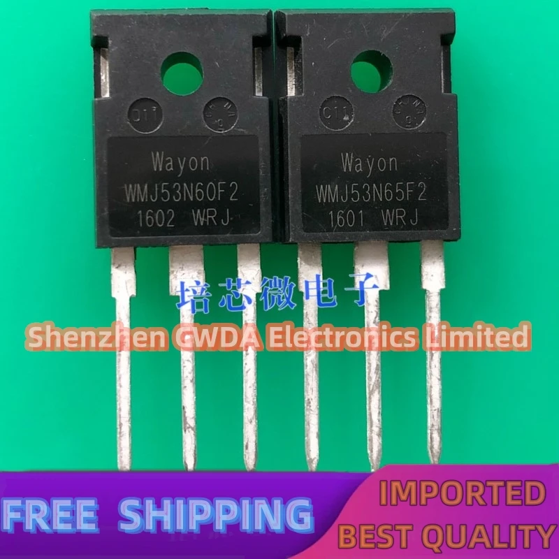 

10PCS-20PCS WMJ53N60F2=WMJ53N65F2 TO-247 47N60C3 In Stock Can Be Purchased