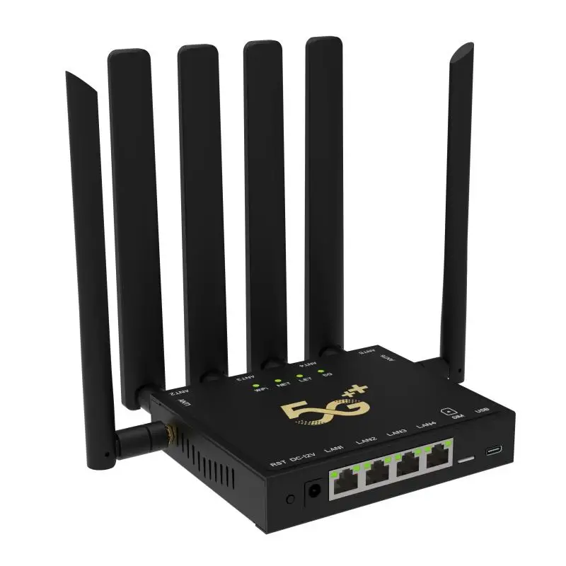 CP5025 Hot Sale 5G Cpe Wifi 6 Router with SIM Card Slot External Antenna Home Enterprise 5G Modem Router