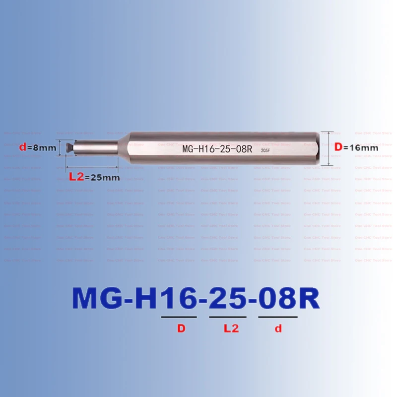 MG-H12-15-07R-MB07 mały otwór uchwyt na narzędzie do rowkowania 12mm 16mm wkładki z węglika przecinaka wewnętrznego MB-05GR 07GR 08GR 09GR 11GR