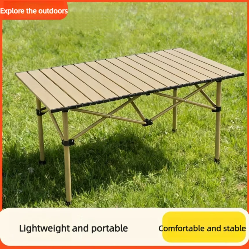 Portable Folding Table Outdoor Camping Picnic Fishing BBQ Desk For Travel Stall Self Driving Tour