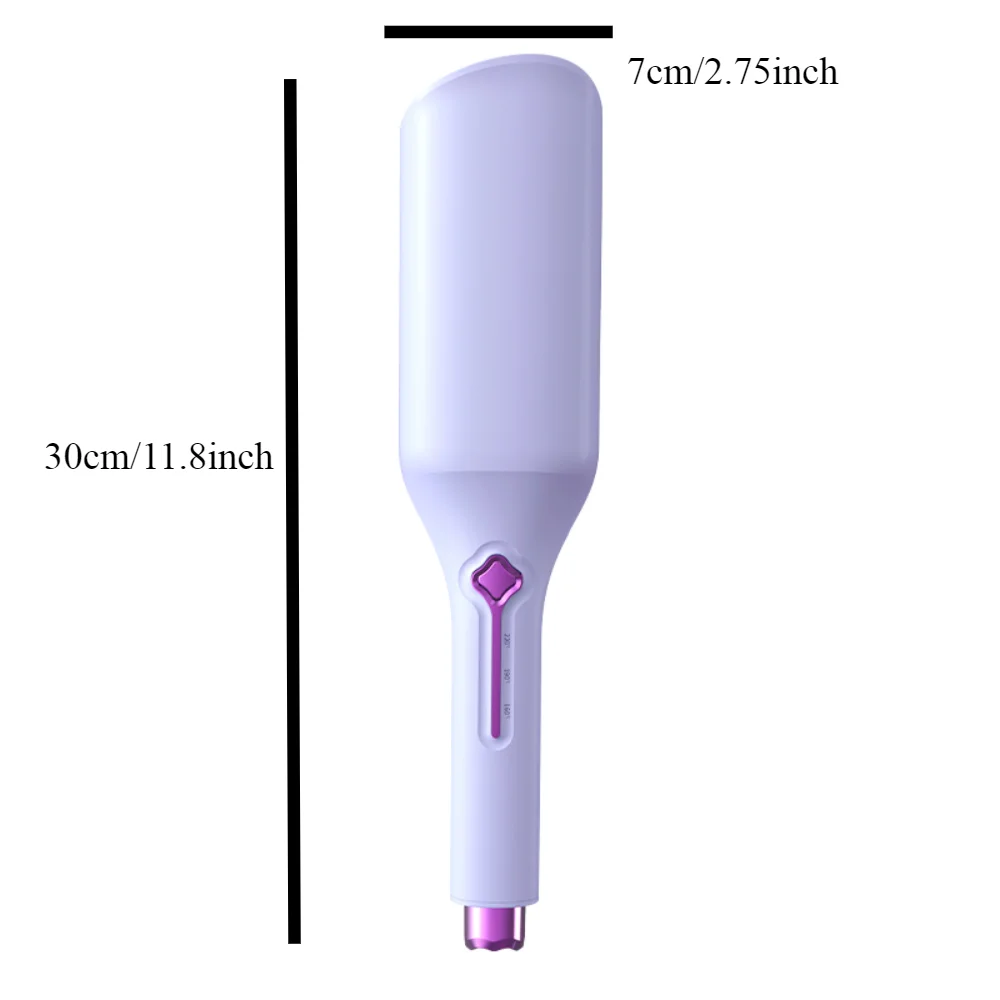 Women's 36mm Deep U-Shaped Curling Iron, Professional Salon Curling Iron, Perfect Gift Choice for Holidays