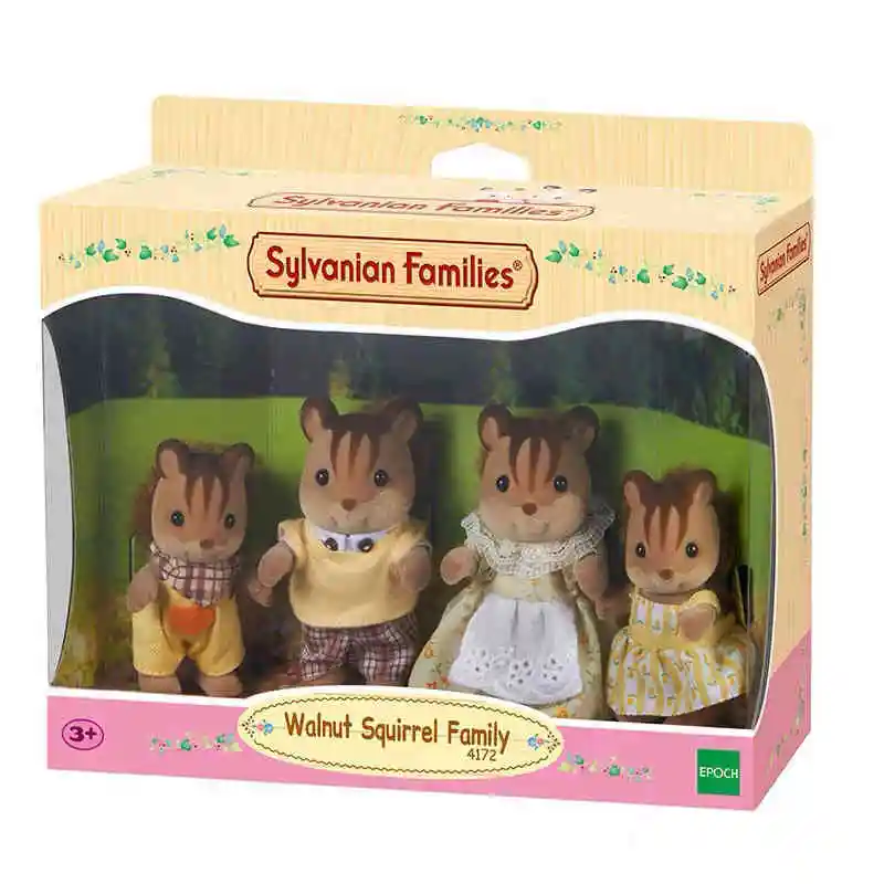 Originele Sylvanian Families Figuren Speelgoed Baby Dierenpop Familieset Popfiguren Kamerornamenten Kerst Massaal Speelgoedcadeau