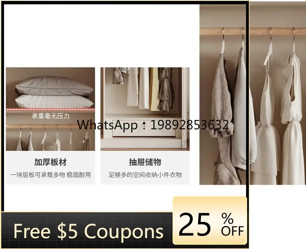 

sliding door wardrobe small apartment modern simple sliding door solid wood cabinet