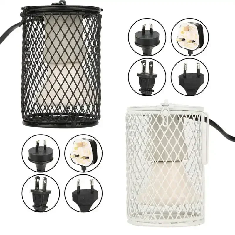 Heating Lamp Turtle Snake Lizard Reptiles E27 100W Infrared Heater Ceramic Chicks From Hatching Anti-scald Cage Protects Tortuga