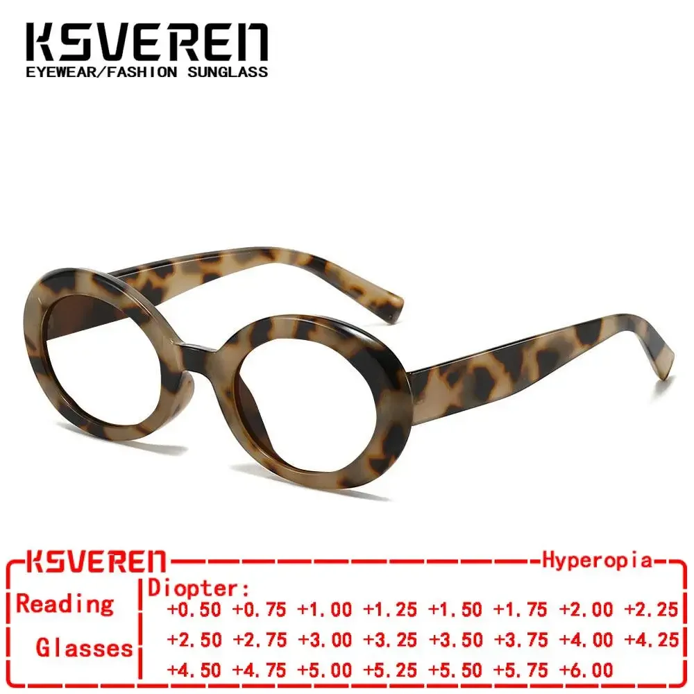 

Anti Blue Light Oval Vintage Reading Glasses Men Women Fashion Small Frames Presbyopic Eyeglasses Clear Lens Optical Glasses