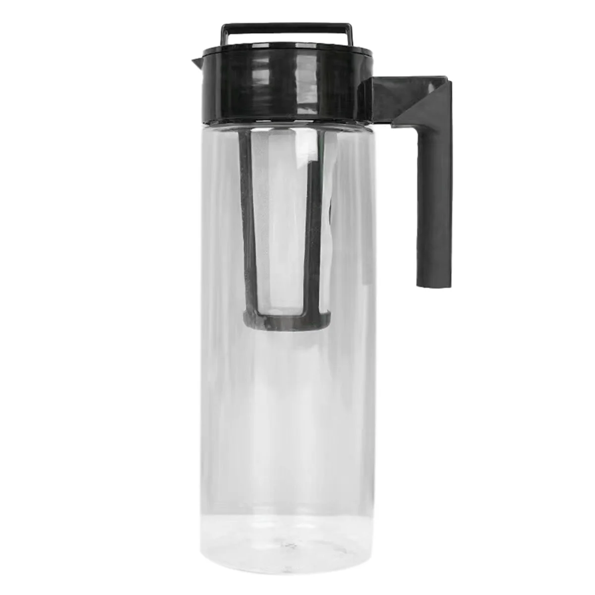 Large Capacity Cold Brew Coffee Pot Cold Tea Pot with Filter Household Plastic Ice Coffee Pot,A