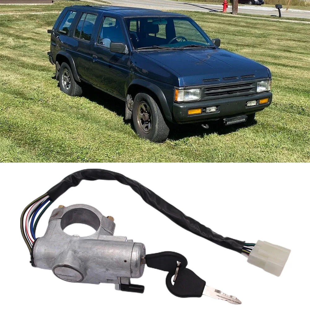 Interruptor de encendido con cilindro de bloqueo para camioneta Nissan, accesorios de repuesto de fácil instalación, compatible con modelo 86-94 D21 95-96