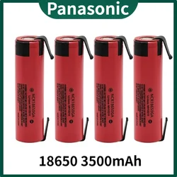 Panasonic genuine 18650ga 20A discharge 3.7V 3500mah battery toy flashlight rechargeable battery flat lithium battery + nickel