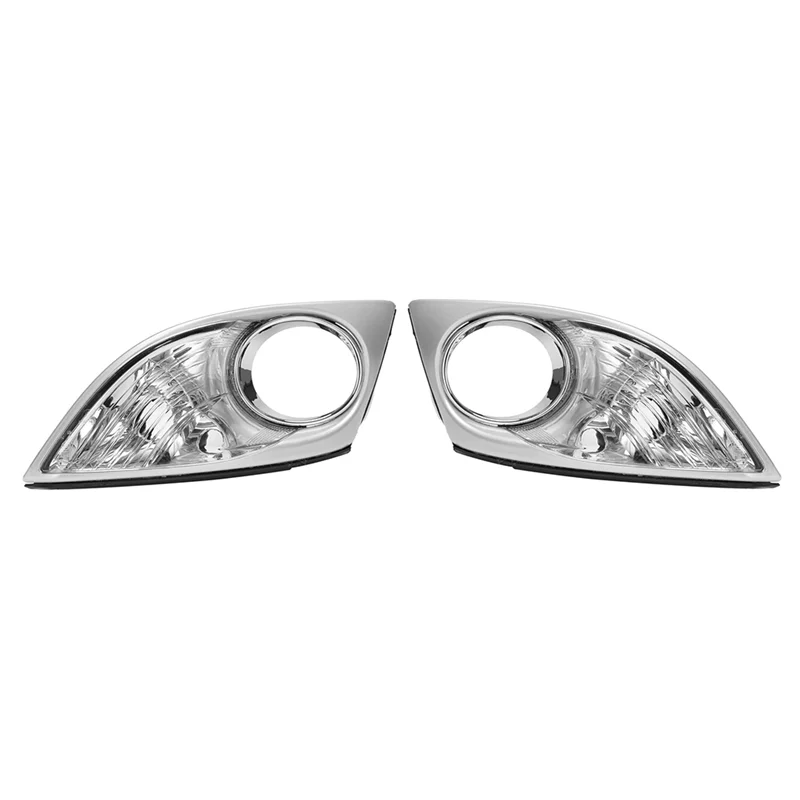 

1 Pair Front Bumper Corner Light Cover Fog Light Cover Fog Lamp Hood for Mazda CX7 CX-7 2009-2011