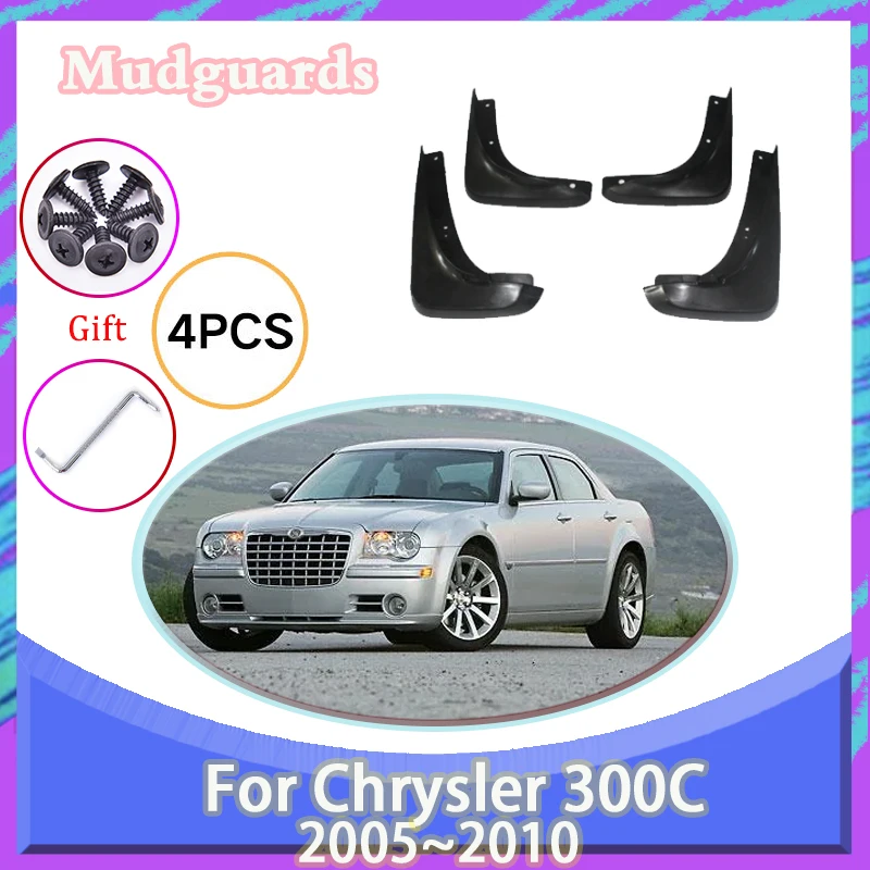 

Fits For Chrysler 300C 2005 2006 2007 2008 2009 2010 Car Mudguards Antifreeze Flaps Mudflaps Mud Guards Fenders Auto Accessories