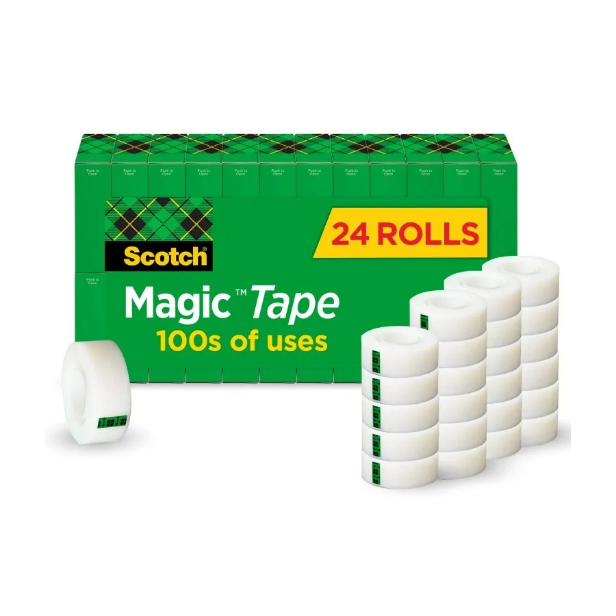 Magic Tape Value Pack 3 4 x 1000 in. 24 Boxes