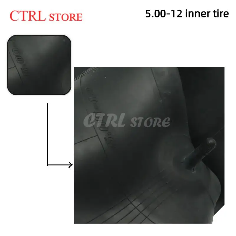 High Quality Thickened 5.00-12 Inner Tube: Ideal for Heavy-Duty Electric Sightseeing Vehicles & Transport Vehicles